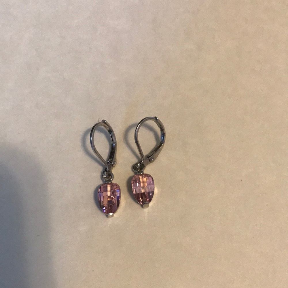 Pink earrings